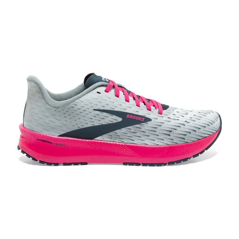 Brooks Hyperion Tempo Women's Road Running Shoes - Ice Flow/Navy/Pink/grey (65987-ZNMP)